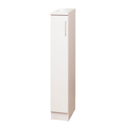 [니토리 일본 ] [비타입]폭1cm단위로 선택가능 틈 수납 로우 타입 좌차이 WH(폭15×깊이42cm)