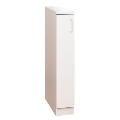 [니토리 일본 ] [비타입]폭1cm단위로 선택가능 틈 수납 로우 타입 좌차이 WH(폭15×깊이52cm)