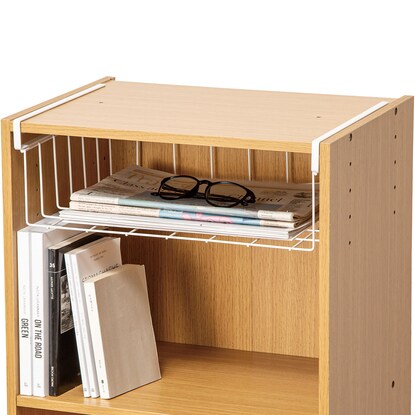 니토리 일본 스틸 바스켓 DL1 폭39cm 화이트