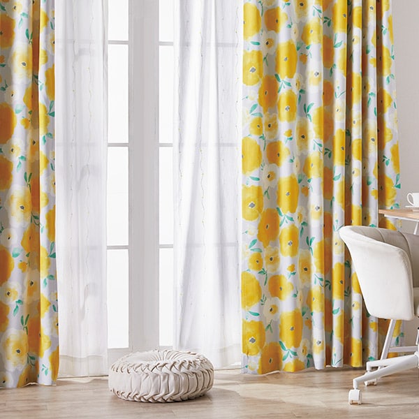 ニトリ 花柄 ピンクドレープカーテン確認用 【楽天市場】遮光1級・遮熱