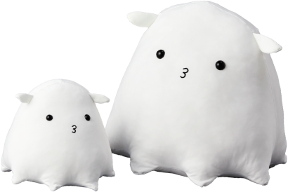 ベビーについてのコメントを話す親子メンダコのぬいぐるみの画像。