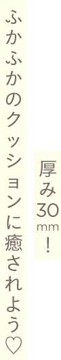 厚み30㎝！ふかふかのクッションに癒されよう♡