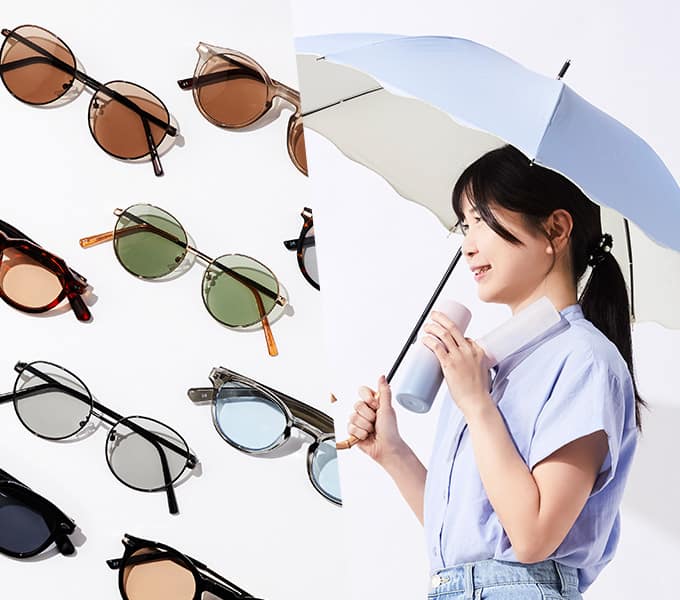 UV対策アイテム UV protection