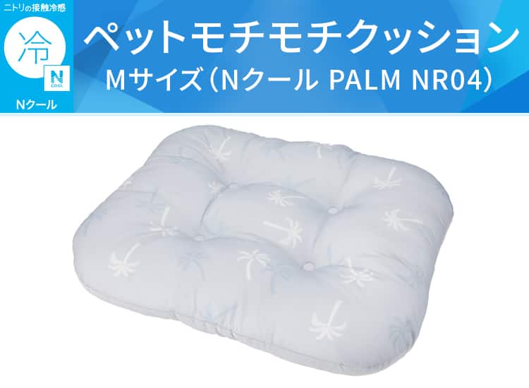 ペットモチモチクッションMサイズ(Nクール PALM NR04)