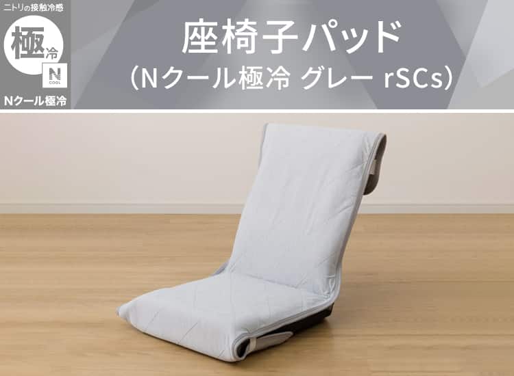 座椅子パッド(Nクール極冷 グレー rSCs)