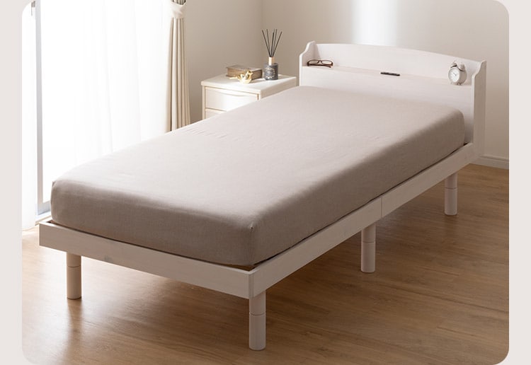 ぴったりフィット マルチすっぽりシーツ セミダブル(フラノ モカ