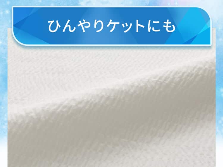 ひんやりケットにも