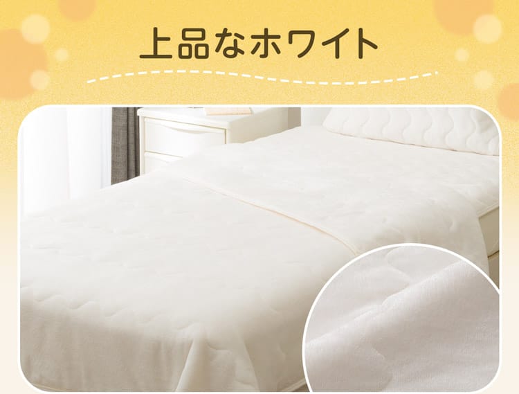 上品なホワイト