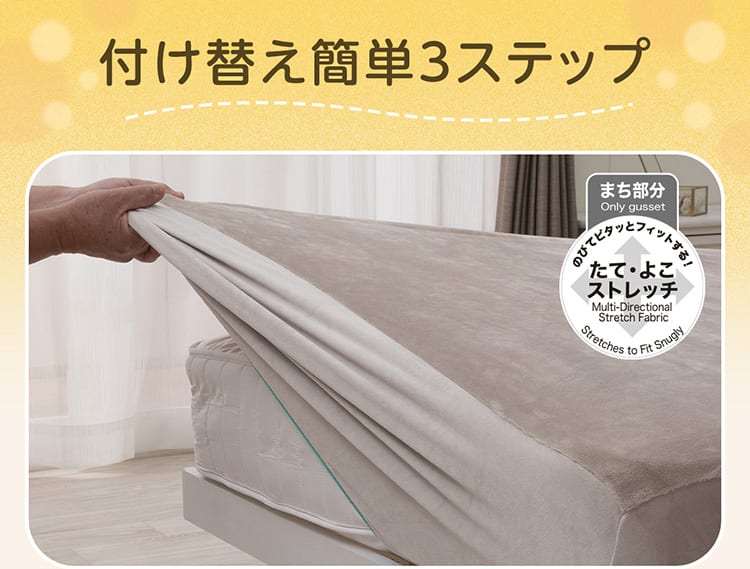 付け替え簡単3ステップ