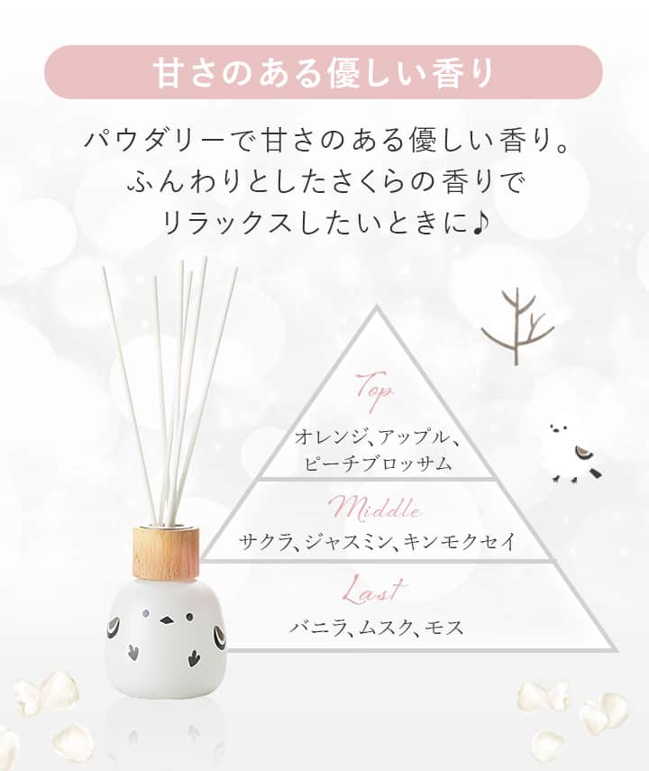 甘さのある優しい香り