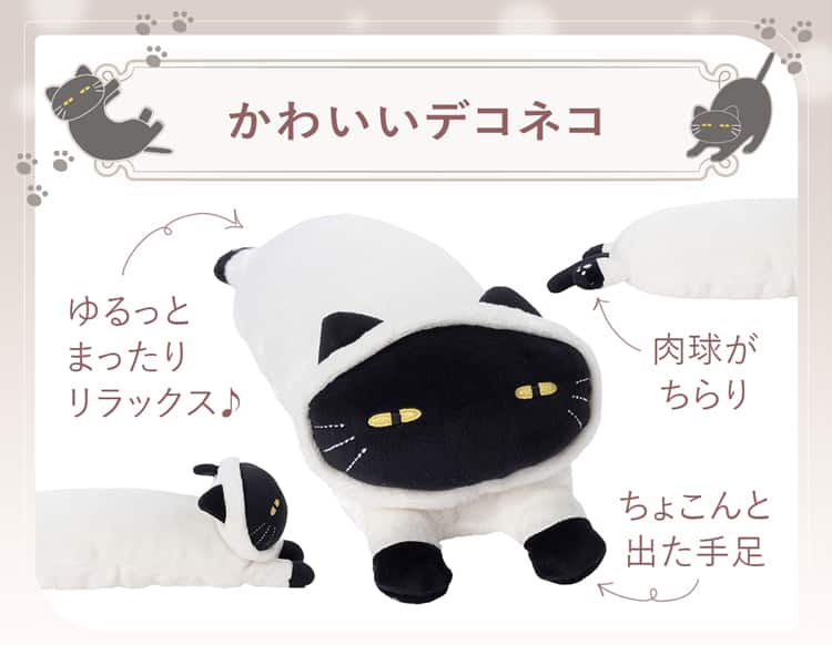 かわいいデコネコ