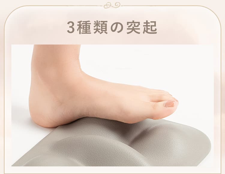 3種類の突起