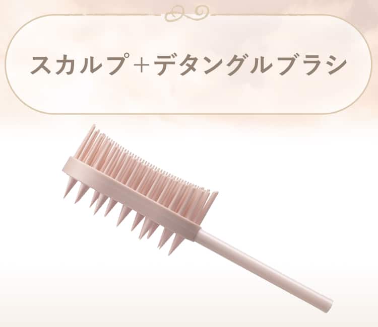 スカルプ+デタングルブラシ