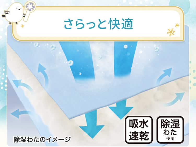さらっと快適