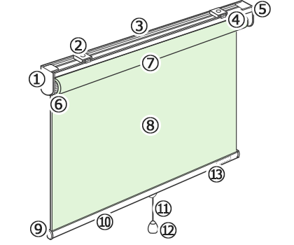 新品　ニトリ　ロールスクリーン　オーダースクリーン　マイルドプレーンシリーズ オーダーロールスクリーン Nプレーン(ANP-01/幅45-60cm/丈30