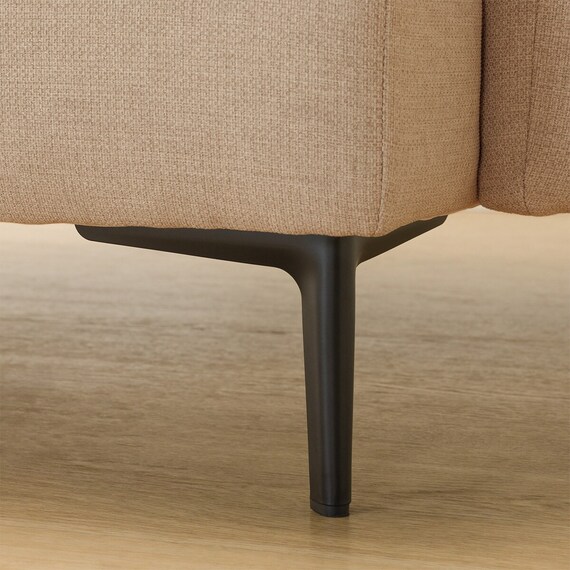 傷・汚れに強い 広い座面のゆったり 3人掛けソファ + ヘッドレスト1本セット 布張りタイプ (MS01 3P/ヘッドレスト 肘あり Nシールド BE) 32枚目画像