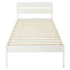 シングル すのこベッドフレームマットレスセット(XB101 WW-WW/ZC001 EM) 8枚目画像