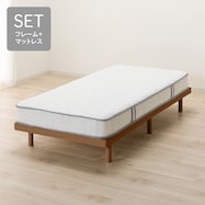 シングルすのこベッドフレームマットレスセット(BF-302)