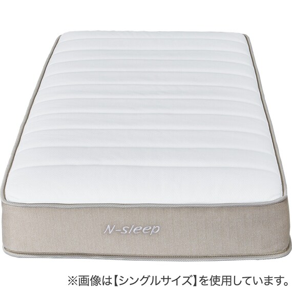 セミダブル すのこベッドフレームマットレスセット(XB101 WW-WW/N 