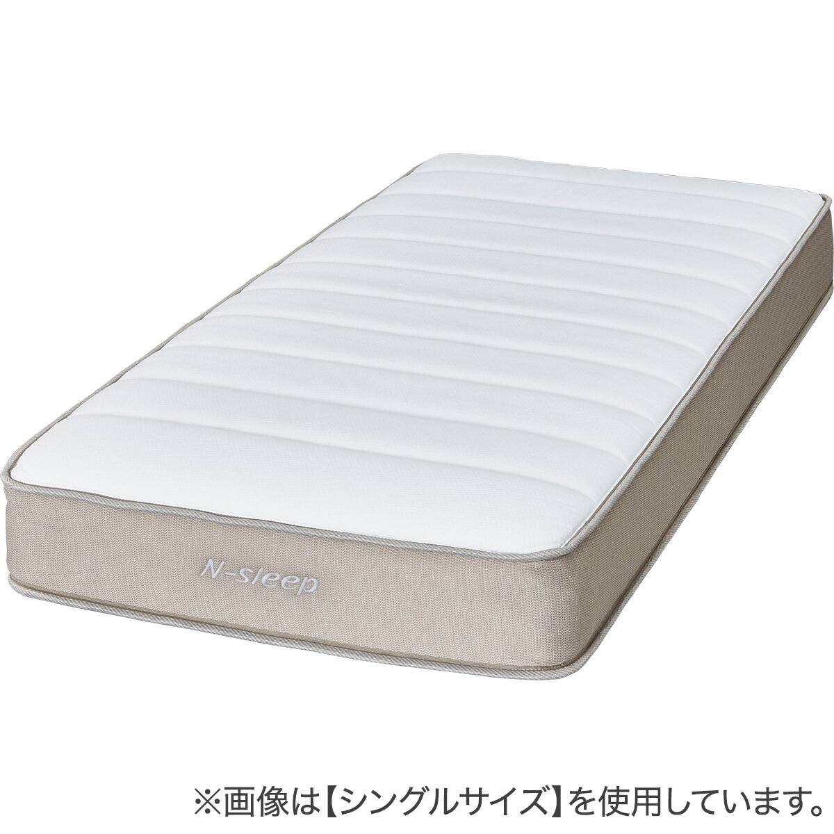 すのこベッド + マットレスセット セミダブル (XB101 LGY/BK / N