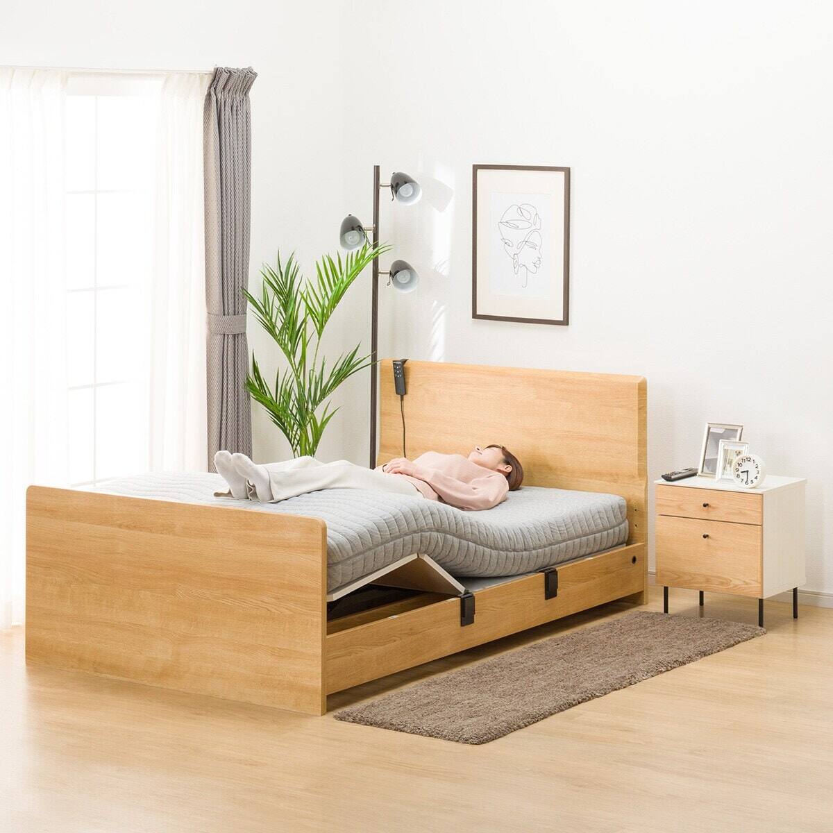 ニトリ Nスリープマットレス&収納付きベットフレーム 【公式通販】