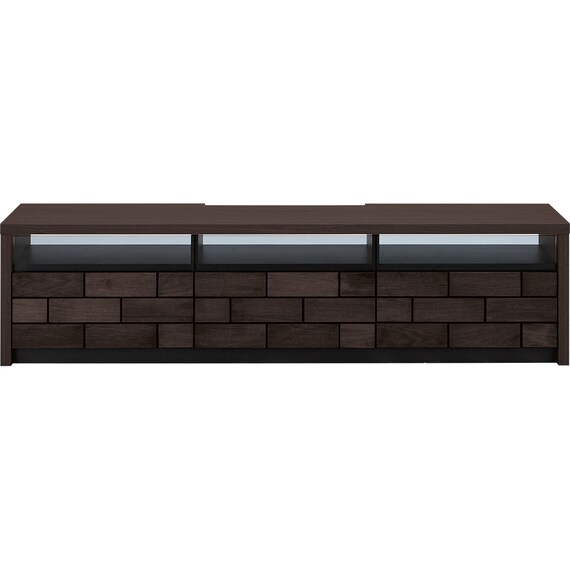 ローボード + TV固定ボードセット (ブロリック4 156CK BK/MX50N BK) 3枚目画像