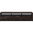 ローボード + TV固定ボードセット (ブロリック4 156CK BK/MX50N BK) 3枚目画像