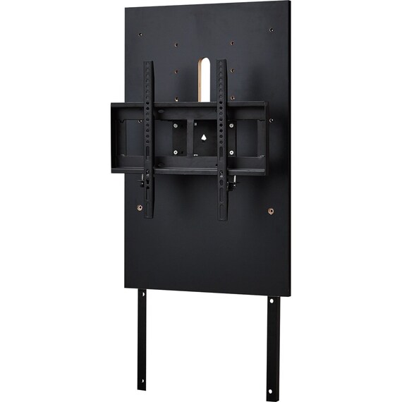 ローボード + TV固定ボードセット (ブロリック4 156CK BK/MX50N BK) 5枚目画像