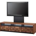 ローボード + TV固定ボードセット (ブロリック4 156CK MBR/MX50N BK) 2枚目画像