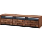 ローボード + TV固定ボードセット (ブロリック4 156CK MBR/MX50N BK) 3枚目画像