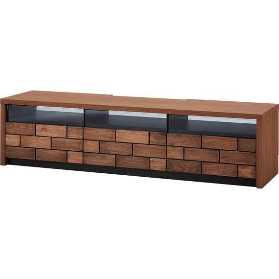 ローボード + TV固定ボードセット (ブロリック4 156CK MBR/MX50N BK) 3枚目画像