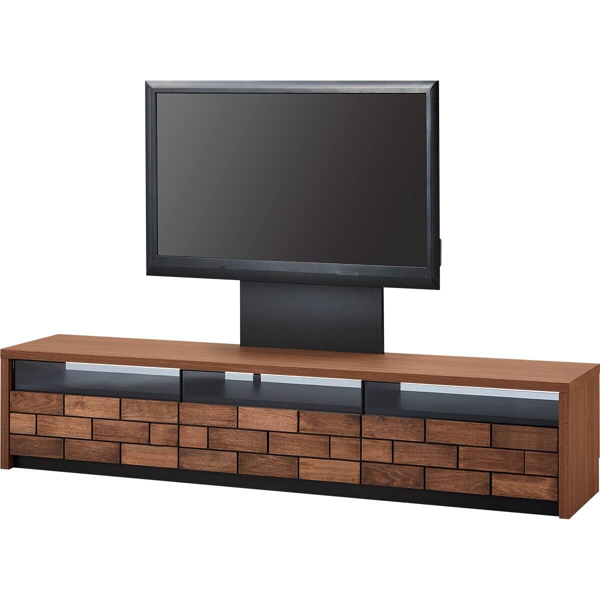 ローボード + TV固定ボードセット (ブロリック4 176CK MBR/MX50N BK