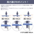 診察台(TB-908 幅60×奥行180×高さ50cm GY) 9枚目画像