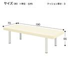 診察台(TB-908 幅70×奥行190×高さ55cm WH) 10枚目画像