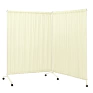 2連 パーテーション(TB-992 W2000 キャスター脚)