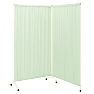 2連 パーテーション(TB-992 幅200cm キャスター脚)