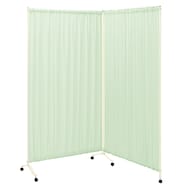 2連 パーテーション(TB-992 幅200cm キャスター脚)