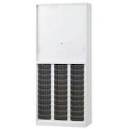 スチール書庫(上引違い・下トレーユニット3列11段 HOS-XN)