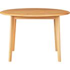 ダイニングテーブル3点セット(Nコレクション T-01R円形 NA/C-70 肘付き NA/AQ BE) 4枚目画像