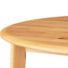 ダイニングテーブル3点セット(Nコレクション T-01R円形 NA/C-70 肘付き NA/AQ BE) 6枚目画像