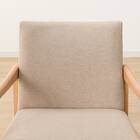 ダイニングテーブル3点セット(Nコレクション T-01R円形 NA/C-70 肘付き NA/AQ BE) 9枚目画像