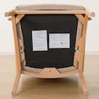 ダイニングテーブル3点セット(Nコレクション T-01 90 NA/C-27肘付き NA/NSFBE) 26枚目画像