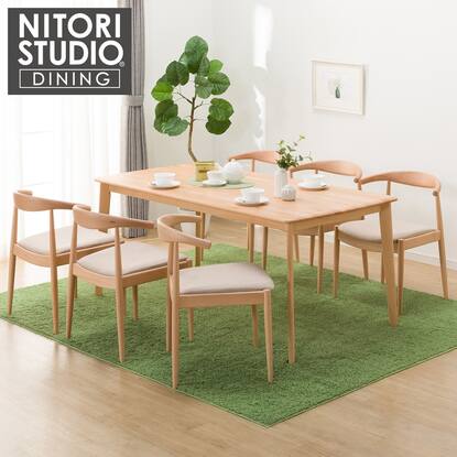 ダイニングテーブル7点セット(Nコレクション T-01/C-01D)通販 | ニトリ  