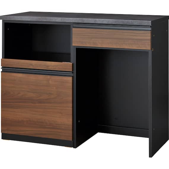 キッチンカウンター(リガーレD50-120CT H50-60J/H50-60OP MBRBK) 1枚目画像