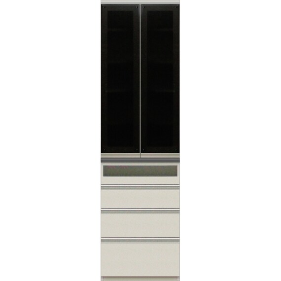 レンジボード(SC01K ハイタイプ60扉/DB天板 D/下台 D50-60CT Qベージュ 