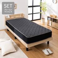 マットレス付き棚付きすのこベッド (MRS / NRRS)