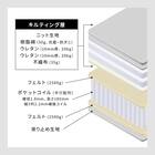 セミダブル マットレス付き棚付きすのこベッド (MRS ナチュラル / SLT01) 19枚目画像