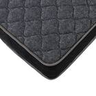 ダブル マットレス付き棚付きすのこベッド (MRS グレー / NRRS) 21枚目画像