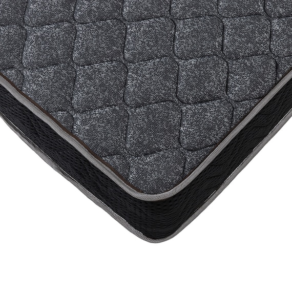 ダブル マットレス付き棚付きすのこベッド (MRS グレー / NRRS) 21枚目画像