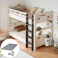 【選べるマットレス】永く使える安心・頑丈2段ベッドマットレスセット(SK01)【一部期間限定価格:11/26~1/5まで】